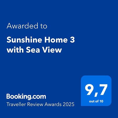 Sunshine Home 3 With Sea View Alepou Luaran gambar